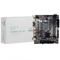 Placa Mãe Duex DXMBH110G, Chipset H110, White, Intel LGA 1151, MATX, DDR4