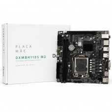 Placa Mãe Duex DXMBH110S M2, Chipset H110, Intel LGA 1151, M-ITX, DDR4