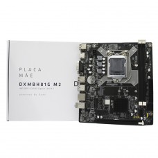 Placa Mãe Duex DXMBH81G M2, Chipset H81, Intel LGA 1150, MATX, DDR3