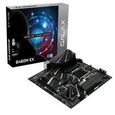 Placa Mãe Galax B460M EX, Chipset B460, Intel LGA 1200, mATX, DDR4, IB460MBGDEX1BW