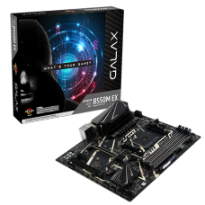 Placa Mãe Galax B550M EX, Chipset B550, AMD AM4, mATX, DDR4