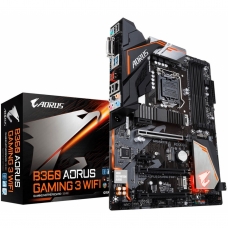 Placa Mãe Gigabyte B360 AORUS GAMING 3 WIFI, Chipset B360, Intel LGA 1151, ATX, DDR4