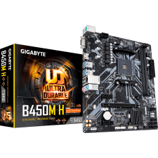 Placa Mãe Gigabyte B450M H, Chipset B450, AMD AM4, mATX, DDR4