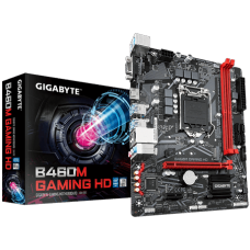 Placa Mãe Gigabyte B460M Gaming HD , Chipset B460, Intel LGA 1200, mATX, DDR4