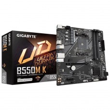 Placa Mãe Gigabyte B550M K, Chipset B550, AMD AM4, M-ATX, DDR4
