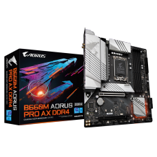 Placa Mãe Gigabyte B660M AORUS PRO AX DDR4, Chipset B660, Intel