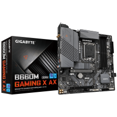 Placa Mãe Gigabyte B660M Gaming X AX, Chipset B660 WIFI, Intel LGA 1700, M-ATX, DDR5