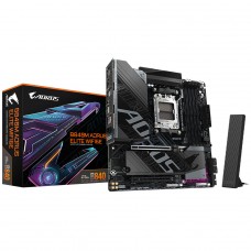 Placa Mãe Gigabyte B840M AORUS Elite WIFI6E, Chipset B840, AMD AM5, MATX, DDR5