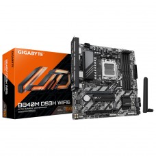 Placa Mãe Gigabyte B840M DS3H WIFI6, Chipset B840, AMD AM5, M-ATX, DDR5