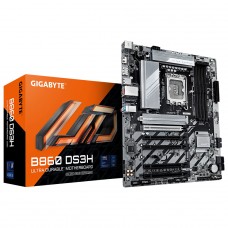 Placa Mãe Gigabyte B860M DS3H, Chipset B860, Intel LGA 1851, ATX, DDR5