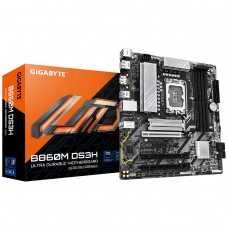 Placa Mãe Gigabyte B860M DS3H, Chipset B860, Intel LGA 1851, mATX, DDR5