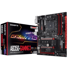Placa Mãe Gigabyte GA-AB350-GAMING 3, Chipset B350, AMD AM4, ATX, DDR4