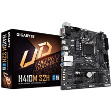 Placa Mãe Gigabyte H410M S2H, Chipset H410, Intel LGA 1200, mATX, DDR4