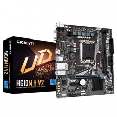 Placa Mãe Gigabyte H610M H V2, Chipset H610, Intel LGA 1700, mATX, DDR5