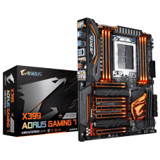 Placa Mãe Gigabyte X399 AORUS Gaming 7, Chipset X399, AMD TR4, ATX, DDR4