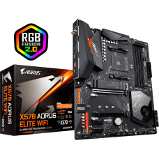 Placa Mãe Gigabyte X570 Aorus Elite WI-FI, Chipset X570, AMD AM4, ATX, DDR4