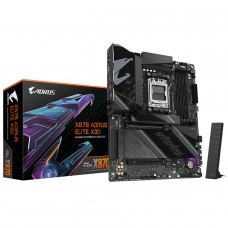 Placa Mãe Gigabyte X870 AORUS ELITE X3D, Chipset X870, AMD AM5, ATX, WiFi, DDR5