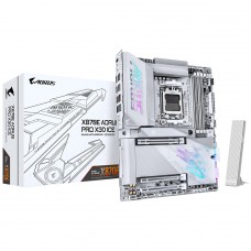 Placa Mãe Gigabyte X870E AORUS PRO X3D ICE, Chipset X870E, AMD AM5, ATX, WiFi, DDR5, Branco