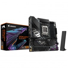 Placa Mãe Gigabyte X870M AORUS ELITE WIFI7, Chipset X870, AMD AM5, M-ATX, DDR5
