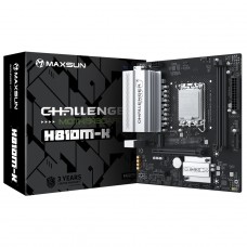 Placa Mãe Maxsun Challenger H810M-K, Chipset H810, Intel LGA 1851, mATX, DDR5