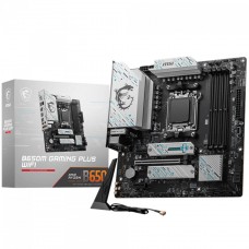 Placa Mãe MSI B650M Gaming Plus WIFI, Chipset B650, AMD AM5, MATX, DDR5, 911-7E24-001