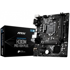 Placa Mãe MSI H310M PRO-VDH Plus, Chipset H310, Intel LGA 1151, mATX, DDR4