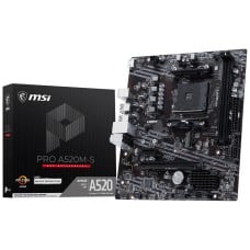 Placa Mãe MSI PRO A520M-S, Chipset A520, AMD AM4, mATX, DDR4