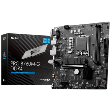 Placa Mãe MSI PRO B760M-G, Chipset B760, Intel LGA 1700, mATX, DDR4, 911-7D90-006