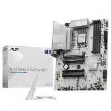 Placa Mãe MSI PRO Z890-S WIFI WHITE, Chipset Z890, Intel LGA 1851, ATX, DDR5, 911-7E54-003