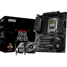 Placa Mãe MSI TRX40 Pro 10G, Chipset TRX40, AMD sTRX4, ATX, DDR4