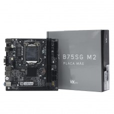 Placa Mãe VXpro VX B75SG M2, Chipset B75, Intel LGA 1155, Mini ITX, DDR3