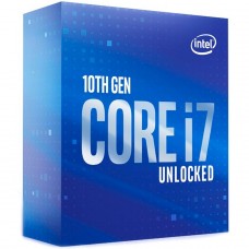 Processador Intel Core i7 10700K, 3.80GHz (5.10GHz Turbo), 10ª Geração, 8-Cores 16-Threads, LGA 1200, BX8070110700K
