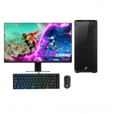Setup Gamer Odisseia AMD Ryzen 5 5600, RTX 3050, 8GB, SSD 500GB , Monitor 23.8" 75Hz, Mouse Gamer, Teclado Gamer