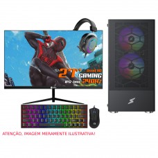 Setup Gamer Odisseia AMD Ryzen 5 5600, RTX 3060, 16GB, SSD 500GB , Monitor 27, Mouse Gamer, Teclado, Headset Gamer