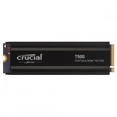 SSD Crucial T500, 1TB, M.2 2280, PCIe NVMe, Leitura 7300MBs Gravação 6800MBs, CT1000T500SSD5