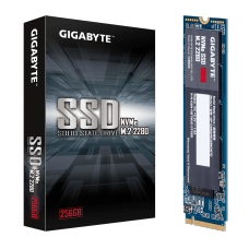 SSD Gigabyte, 256GB, M.2 2280, NVMe, Leitura 1700MBs e Gravação 1100MBs, GP-GSM2NE3256GNTD