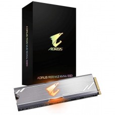SSD Gigabyte Aorus RGB, 512GB, M.2 2280, NVMe, Leitura 3480MBs e Gravação 2000MBs, GP-ASM2NE2512GTTDR