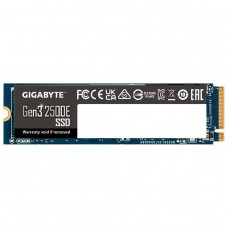SSD Gigabyte Gen3 2500E, 500GB, M.2 2280, NVMe 1.3, PCIe 3.0x4, Leitura 2300MB/s, Gravação 1500MB/s, G325E500G