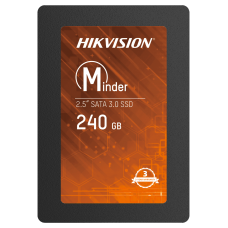 SSD Hikvision Minder, 240GB, Sata III, Leitura 530MBs e Gravação 400MBs, HS-SSD-Minder(S)/240G