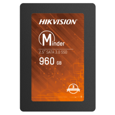 SSD Hikvision Minder, 960GB, Sata III, Leitura 550MBs e Gravação 480MBs, HS-SSD-Minder(S)/960G