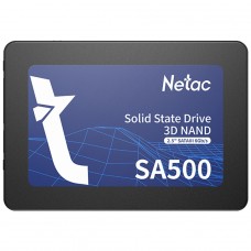 SSD Netac SA500, 120GB, Sata III, Leitura 500MBs e Gravação 400MBs, NT01SA500-120-S3X