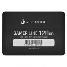 SSD Rise Mode Gamer Line, 128GB, Sata III, Leitura 535MBs e Gravação 435MBs, RM-SSD-128