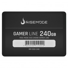 SSD Rise Mode Gamer Line, 240GB, Sata III, Leitura 535MBs e Gravação 435MBs, RM-SSD-240