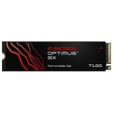 SSD SanDisk Optimus GX 7100, 500GB, NVMe PCIe 4.0, M.2 2280, Leitura 6,800MBs e Gravação 5,800MBs, SDSP71500GAN-000E0