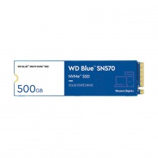 SSD WD Blue SN570 NVMe M.2, 500GB,  PCIe Gen3 x4, NVMe v1.4, Leitura 3500MBs e Gravação 2300MBs, WDS500G3B0C