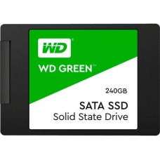 SSD WD Green 240GB, Sata III, Leitura 540MBs e Gravação 465MBs, WDS240G2G0A