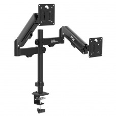 Suporte de Mesa Dr. Office Titan Z120-S, Articulado, Com Pistão, Para 2 Monitores de Até 32 Pol, DR-MA-Z12S2M0K32INN10BN