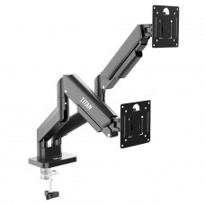 Suporte de Mesa Dr. Office Titan Z220, Articulado, Com Pistão, Para 2 Monitores de Até 32 Pol, DR-MA-Z22T2M0K32INN10BN