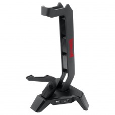 Suporte para Headset Redragon Scepter Elite, RGB, Black, HA311