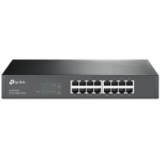 Switch 16 Portas TP-Link Gigabit 10/100/1000 Mbps Rack/Desk, TLSG1016D